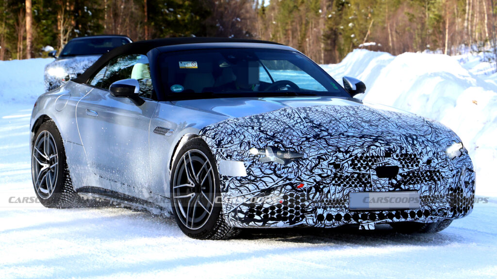 The Mercedes SL Is Getting A Facelift, And The Headlights Are The Least Interesting Part